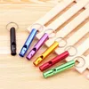 Gadgets extérieurs Aluminium Emergency Keychain Camping Randonnée Outdoor Sports Tools Multi-Function Training Whistle Sport Metal Moving Outdoors WLL850