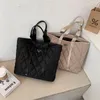 Duffel Bags Luxury Designer Женская сумка с большой тотацией Rhombus check плеч