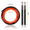 Procircle Speed ​​Jump Rope Ultra SPEED Ball Brawing Skipping Steel Wire Hept Ropes for Boxing MMA Gym Fitness Training 220216