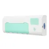 1500 mAh 5 V 3,7 A Zahnbürstenhalter Organizor Home Badezimmer Wandmontage Lila Licht/UVC-UVA-Beleuchtung Zahnbürstenständer – Blau A