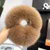 Moda Luxo Genuíno Real Fox Raccoon Fur Winter Quente Fluffy Aourmuffs Earcaps Scarf Scarf Scarves Orelha Protetor