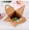 Gift Wrap Cupcake Box Portable Single Paper Holder Container Carrier,Muffin Boxes with Window Inserts Handle Baking Packing Decoration TX0021