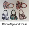 Fashion Camouflage Adult Mask Muzzle Protection Cotton Washable Reusable Dust-proof Decorative Mouth Cover Wholesale