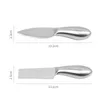 Rostfritt stål Silver Ostknivar 4st Set Ost Bestick Kök Gadgets Bakning Verktyg Kök Gadgets