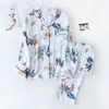 Super Удобные женские пижамы из двух частей пружины и лето плюс размер свободный вискоза длинным рукавами домашнего хозяйства набор домашнего хозяйства Kawaii 210901