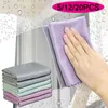 Towel All-Purpose Efficient Cleaning Polishing Drying Microfiber Glass Cloth for Windows Mirrors Kitchen 210728