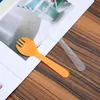 홈 일회용 플라스틱 아이스크림 숟가락 차 숟가락 미니 크기 Flatware 칼 붙이 베이비 샤워 파티 용품 Xmas GWD11626