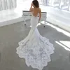 2022 Romântico laço vestido de casamento cinta espaguete v-pescoço sexy aberto back beach vestidos nupcial vestidos de convidado