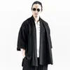 Japanese streetwear kimono men black jacket male harajuku mens bomber jackets ZZ 210819