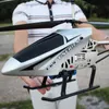 80 cm Super Große RC Flugzeug Hubschrauber Spielzeug Aufladen Fallfeste Beleuchtung Steuerung UAV Flugzeug Modell Outdoor Spielzeug Für Jungen 210925