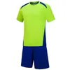 2021 Maillot de football Ensembles Été Jaune Jeux d'étudiants Match Formation Guangban Club Football Costume 00002