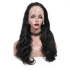 Perruque Lace Front Wig brésilienne naturelle, cheveux humains vierges, pre-plucked, 13x4, perruque Lace Frontal transparente, lisse, Body Wave, profonde