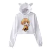 Kawaii Japanische Anime Demon Slayer Hoodies Weibliche Harajuku Cartoon Kimetsu Nein Yaiba Druck Hoodie Koreanische Sweatshirts Frauen 211108