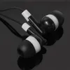 High quality 100PCS/LOT Disposable Black Colorful In-Ear Earbuds Earphones For IPhone 4 5 6 Headphones MP3 MP4 3.5mm Audio