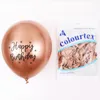 12 quot28g chrome latex balloon print happyBirthday birthday decoration7637770