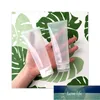 Puste 100g Kosmetyczne Squeeze Butelka Plastikowe Kobiety Tube Twarzy Aloe Cream Travel Packaging Container Flip Cap Free