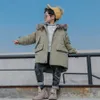 2020 Nieuwe Hoge Kwaliteit Winter Kind Jongen Jassen Jas Parka Big Kids Dikke Warme Jas 6 8 10 12 14 Jaar Puffer Hooded Bovenkleding H0909