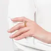 Sommar nova venda 18kgp ouro preenchido perfume mulheres anel de noivado preços circulares em euros fábrica atacado x0715