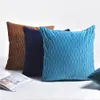 Velvet Pillow Case Amazon Wish Home Geometrischer nordischer Stil Solid Farb gestreiftes Abdecksofa Kissenbezüge Auto Dekorative Kissenbezüge 42x42 cm Großhandel auf Lagerbestand