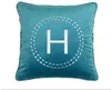 Luxury designer pillow case cushion cover top quality velvet embroidery letterl pattern 45*45cm for home Decorative pillowcase Christmas warm gifts new arrive