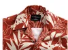 Mäns sommar Hawaiian Shirt Casual Printing Hong Kong Style Loose Short Sleeve T-shirts