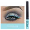 Kolorowe płynne czerwone eyeliner matte UV Glow Kolorowe Eyeliners Neon Jasne Wodoodporne Długotrwałe Smudoodporne Białe Brown Eye Liner Makeup