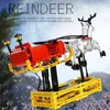 The Christmas Santa Reindeer Sleigh Building Blocks Mould King 10010 Creative Series MOC-4121 Assembly Bricks Kids Gifts Birthday Education Toys For Children