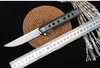 Épée lumineuse 1 Couteau de poche pliante D2 Blade Acier + Poignée de fibre de carbone Tactique Camping en plein air Survie Couteaux d'outil EDC A3114