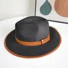 2021 Трава оплетка соломенная шляпа женское ведро кепки Женские роскоши дизайнеры шапки шляпы