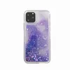 Bling Quicksand Liquid Case Soft TPU Telefon Defender Fodral för iPhone 12 Mini 11 Pro Max XR XS 8 7 Samsung S20 S21 Not 10 Glitter Sparkle Flytande Back Cover