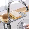 kitchen sink faucet sponge holder