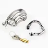 NXY CHASTITY DISPOSITIVO NOVO STEALHE gaiola de aço inoxidável sexo masculino brinquedos para homens pênis bloqueio galo ring1221