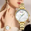 Luxury Brand CURREN Women Watches Casual Waterproof Quartz Women's Watch Fashion Design Wrist Watch Gold Clock Relogio Feminino 210517