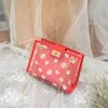 Evening Bags Handbags Fashionable Purses Transparent Daisy Pattern Shoulder Bag Chain Strap Color Block Sachels Composite Tote