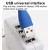 10 stks USB Light Small Desk Tafellamp LED Gadget Night Home Lezen Writing Energy Saving Draagbare 360 ​​Buigen Creative Gift voor Charger Computer Laptop Power Bank