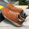 2021 skórzane amortyzujące obuwie męskie outdoorowe wodoodporne podróżne buty turystyczne w stylu Retro odporna na zużycie podeszwa zewnętrzna najwyższej jakości trenerzy 39-44