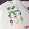 Древерам Футболка Мужчины Женщины 1: 1 Высокое Качество Вместивания Vegan Tee Цветные Графические VTM Вершины Негабаритные Короткие Рукав