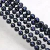 Perle d'eau douce noire longue 7-8mm 100 pouces, bricolage de bijoux à la mode pour femmes, fabrication de beaux colliers, entier et au détail