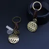 Keychains Russian Style Star Zodiac Sign 12 Constellation Round Pendant Charm Keychain Key Holder For Car Women Men Birthday Jewelry