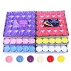 Wholesale 50 Pcs Tea Light Candles Creative Western 6 Colors Camdle Desktop Decoration