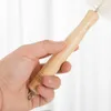 Japanese Style Wooden Long Handle Beech Cup Cleaning Brushes Bottle Brush Kitchen Supplies Household Tool LLE13186