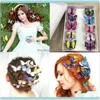 Rubber Bands Jewelry Jewelry5Pcs Mini Butterfly Hair Clips Women Fashion Headpiece Barrette Wedding Pins Aessories Styling Tools Drop Delive