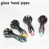 Glass Hand Pipes Hookah Smoking Tobacco Spoon Shape Dab Rigs Bongs Wax Dabber Tools Concentrate