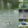 Solarbetriebene Wasserbrunnenpumpe für den Außenbereich, schwimmendes Vogelbad im Freien für Bad, Gartenteich, Bewässerungsset