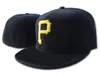 Top Pirates P Letter Baseball Caps Gorras Bones for Men Women Fashion Sports Hip Pop Top Quality Hats ajustés 4584613