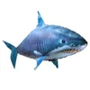 Novelty Games Remote Control Shark Toys Air Swimming RC Animal Infrared Fly Balloons Clown Fish Toy For Children Christmas Gifts Decoration