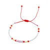 Brins perlés go2boho bracelet rayé noire cristal rouge miyuki berges bracelets à chaîne étroite pour femmes bijoux INTE22