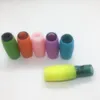 Fumer Coloré Dégustateur Filtre Embouchure Silicone Protéger La Peau Tuyaux En Verre Épais Filtre Sec Herbe Tabac Porte-Cigarette One Hitter Catcher Haute Qualité DHL