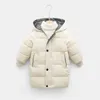 OLEKID Autumn Winter Children Boys Jacket Hooded Down Cotton Thick Warm Girls Parka 1-10 Years Kids Baby Outerwear Coat 211023