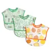 8 Designs Bébé EVA Étanche Déjeuner Bavoirs Dessin Animé Fruits Impression Nourrissons Bavoirs Garçons Filles Nourrir Burp Chiffons Bavoirs Tablier 337C3